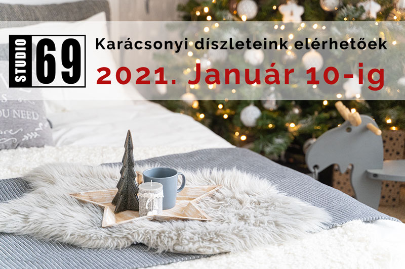STUDIO69.hu 2020 Karácsonyi enteriőr bontás